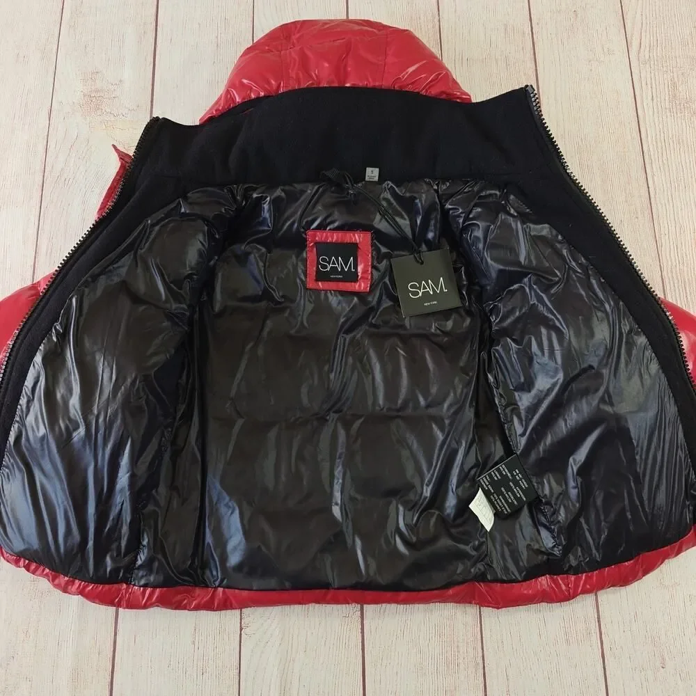 SAM. New York toddler Racer down puffer jacket sz 2 NWT